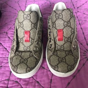 Light scuffs. Worn only a few times. Like new.